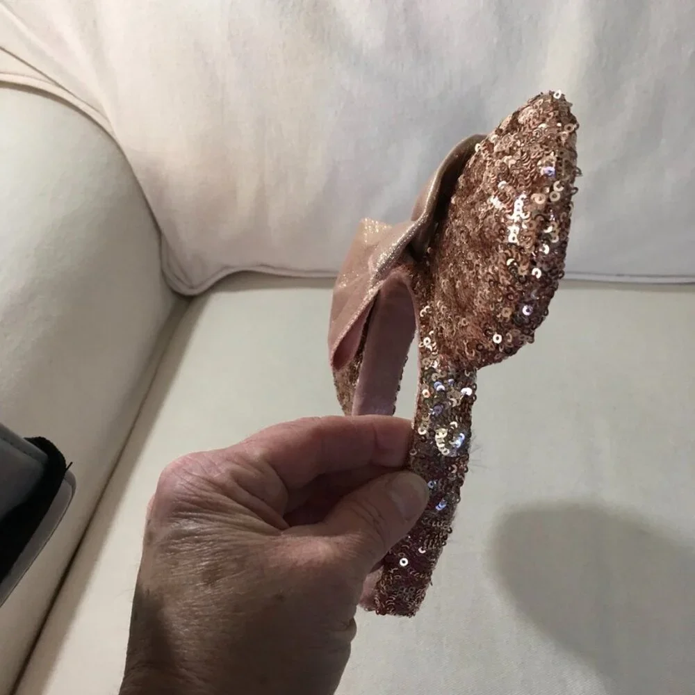 Disney Parks Minnie Mouse Pink Sequined Ears